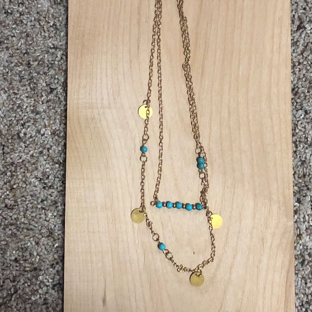 Turquoise Gold necklace